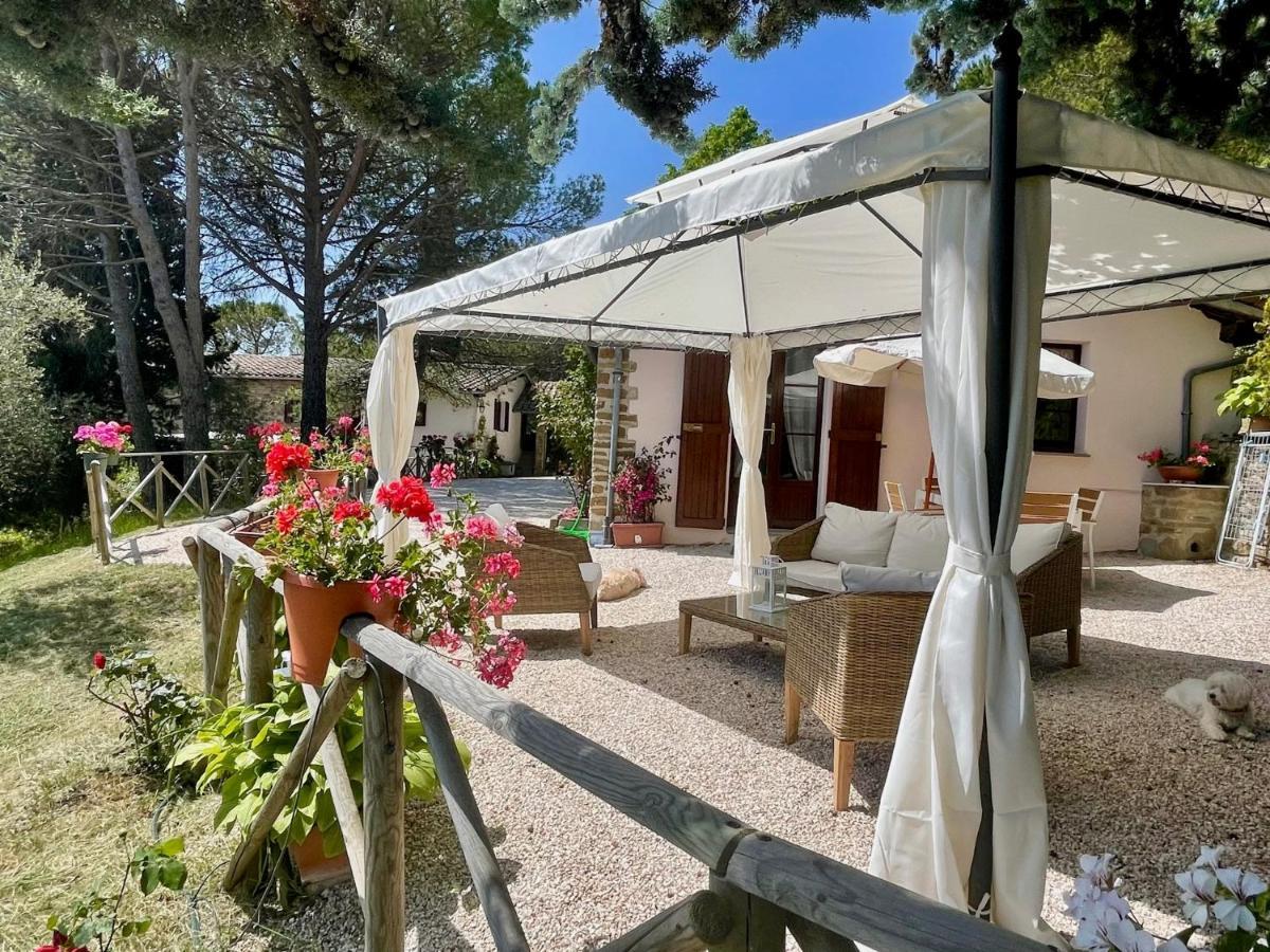 La Panoramica Gubbio - Maison De Charme - Casette E Appartamenti Self Catering Per Vacanze Meravigliose! Bagian luar foto