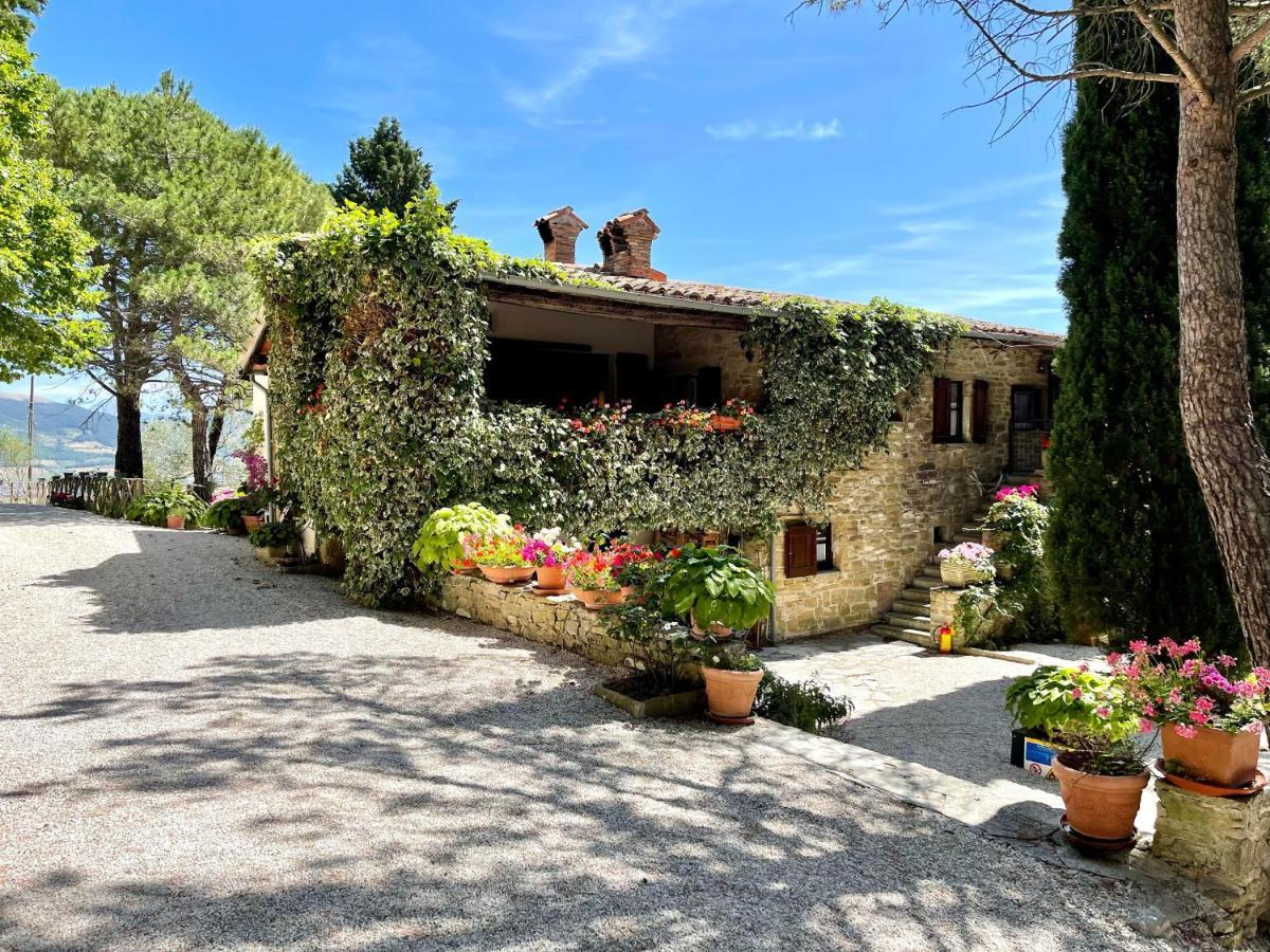 La Panoramica Gubbio - Maison De Charme - Casette E Appartamenti Self Catering Per Vacanze Meravigliose! Bagian luar foto