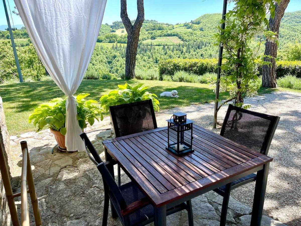 La Panoramica Gubbio - Maison De Charme - Casette E Appartamenti Self Catering Per Vacanze Meravigliose! Bagian luar foto