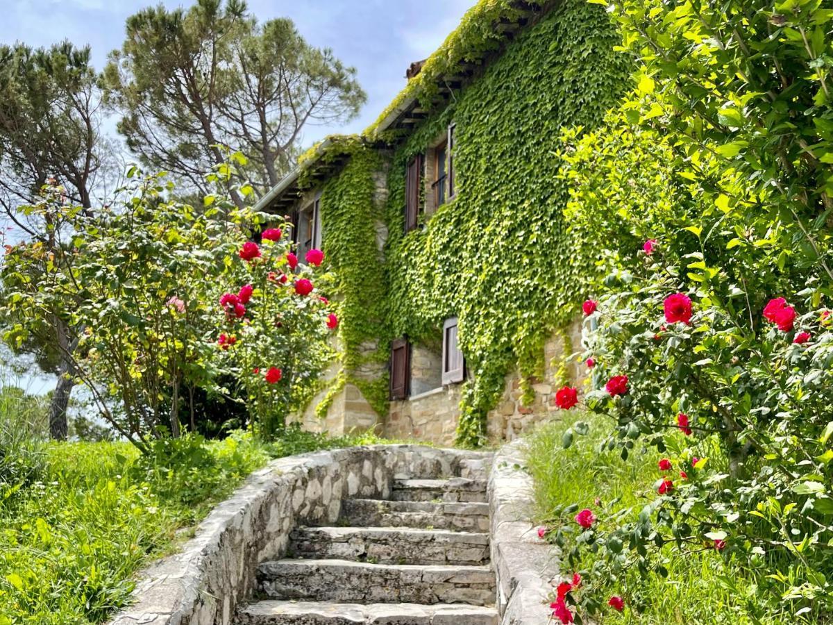 La Panoramica Gubbio - Maison De Charme - Casette E Appartamenti Self Catering Per Vacanze Meravigliose! Bagian luar foto